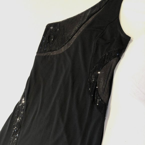 Elegant Black Long Dress - Picture 15 of 16